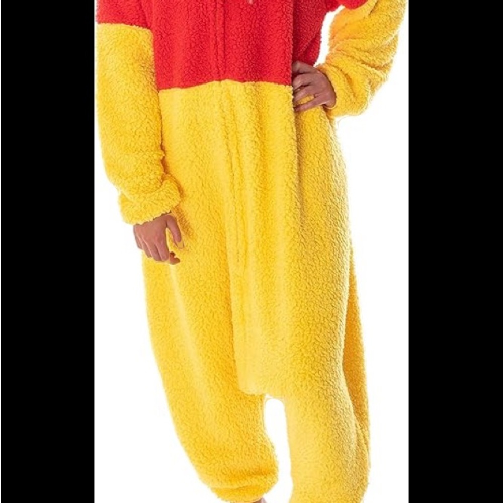 Cozy Red and Yellow Fleece Onesie